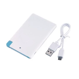 BACKUP powerbank, hordozható töltő, fehér