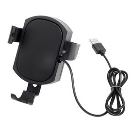 CHARGE N GO mobiltelefon tartó és töltő, fekete