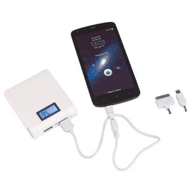 GIGAWATT hordozható mobiltöltő, fehér
