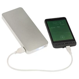 ENERGY powerbank, hordozható töltő, ezüst ,  fehér