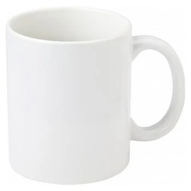 Szublimációs porcelán bögre, 325 ml, fehér