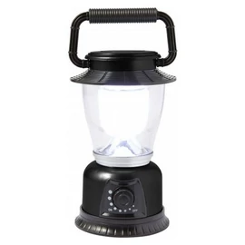 LED kempinglámpa, fekete