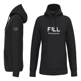 FULLANYUUUU kapucnis pulóver, fekete, XL