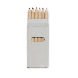 ABIGAIL 6 színes ceruza kartondobozban , többszínű