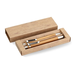 BAMBOOSET Bambusz toll és ceruza szett, fa