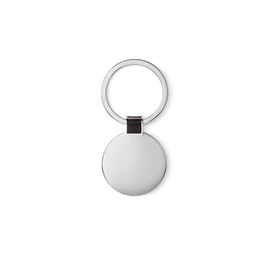 ROUNDY Kerek kulcstartó, fekete