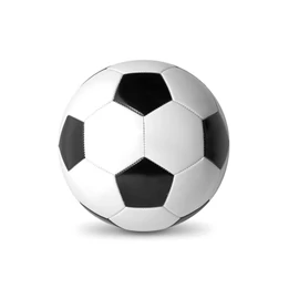 SOCCER Futball labda 21.5cm, fehér/fekete
