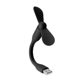 TATSUMAKI Hordozható USB ventilátor, fekete