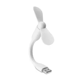 TATSUMAKI Hordozható USB ventilátor, fehér