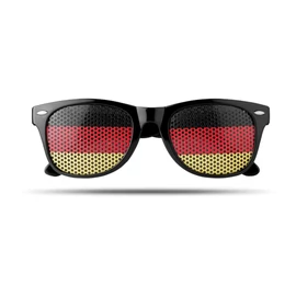 FLAG FUN Napszemüveg mintás lencsével, sárga