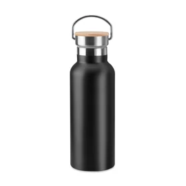 HELSINKI Duplafalú termosz, 500 ml, fekete