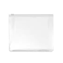 COSMOBAG PVC kozmetikai táska, áttetsző fehér