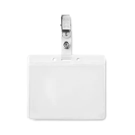 CLIPBADGE PVC kártyatartó, áttetsző