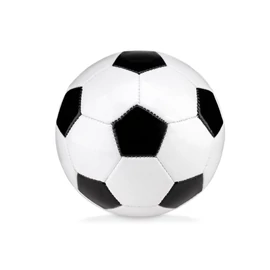 MINI SOCCER Kis futball labda 15 cm, fehér/fekete