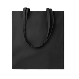 COTTONEL COLOUR++ Pamut bevásárlótáska, 180 g, fekete
