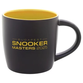 Budapest Snooker Masters bögre, sárga
