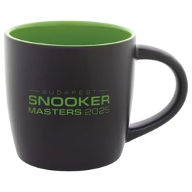 Budapest Snooker Masters bögre, zöld