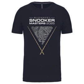Budapest Snooker Masters póló, fekete - DESIGN 2