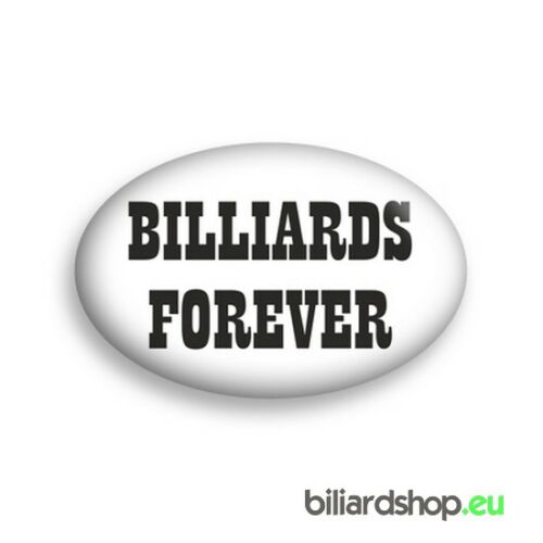 BILLIARDS FOREVER kitűző