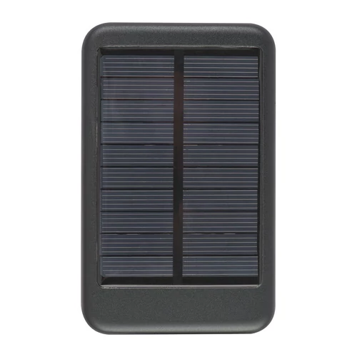 Napelemes power bank 4000 mAh, fekete