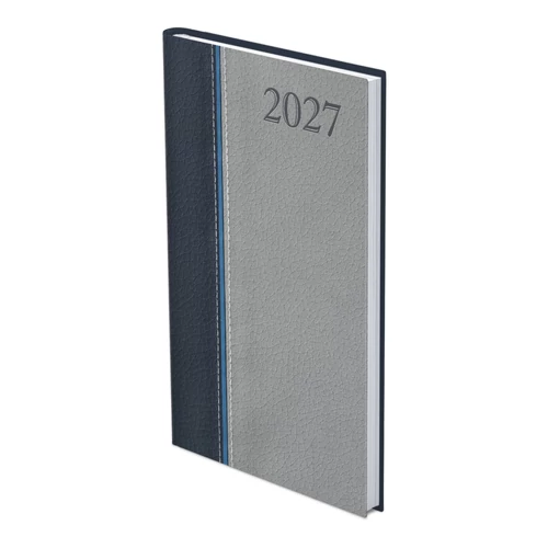 Groovy B5 álló zsebnaptár kék-kék-szürke - 2027