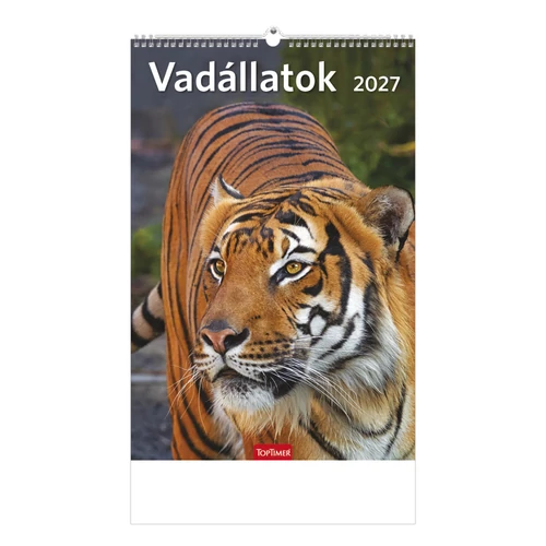 Vadállatok falinaptár - 2027