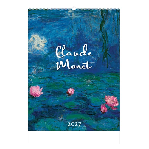 Claude Monet falinaptár - 2027