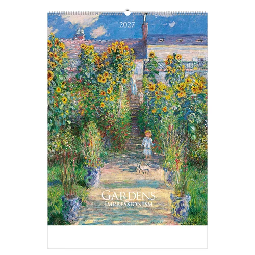 Gardens Impressionism falinaptár - 2027