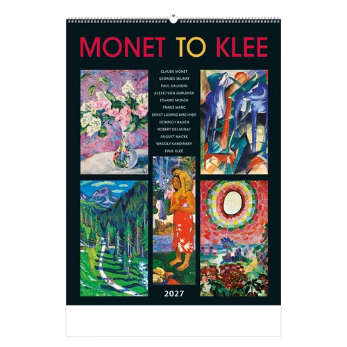 Monet to Klee falinaptár - 2027