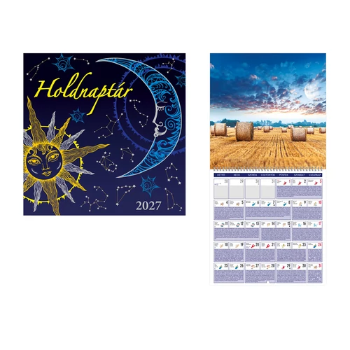 Holdnaptár falinaptár - 2027