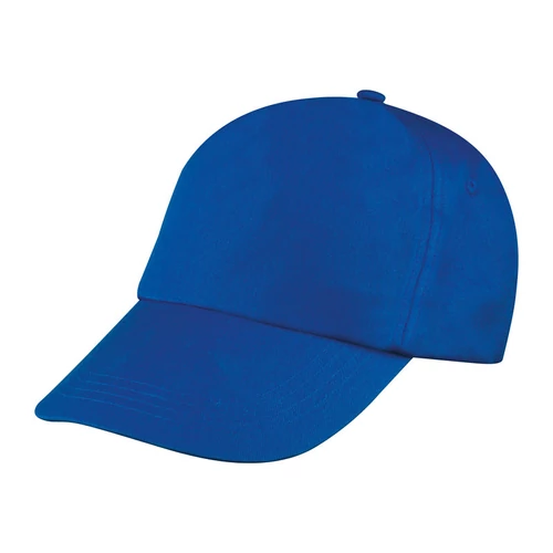Vászon baseball sapka, 5 panel, kék