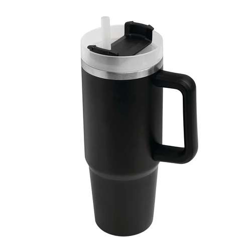 DRINK DELUXE vákuumos ivópohár, Tumbler, fekete