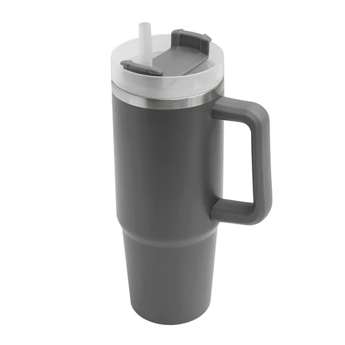 DRINK DELUXE vákuumos ivópohár, Tumbler, szürke