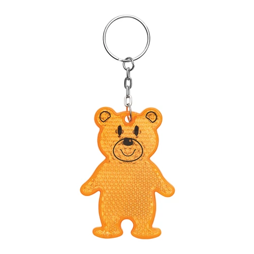 TEDDY mackós kulcstartó, narancs