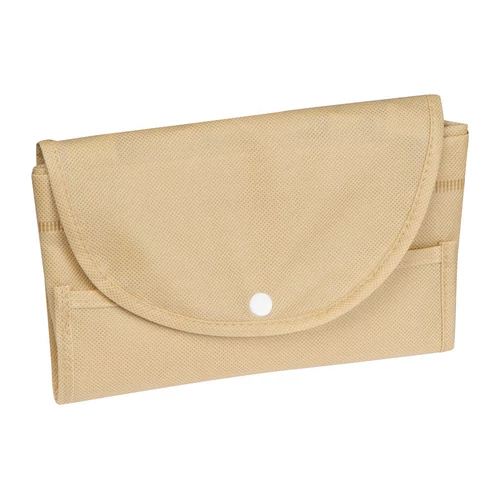 Non-woven összecsukható táska, bézs
