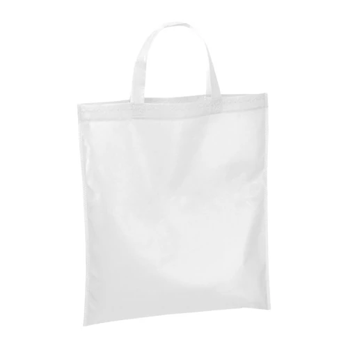 RPET non-woven bevásárló táska, fehér