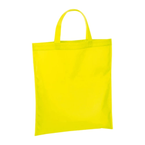RPET non-woven bevásárló táska, sárga