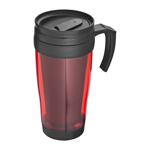 Hőtartós bögre, 400 ml, piros