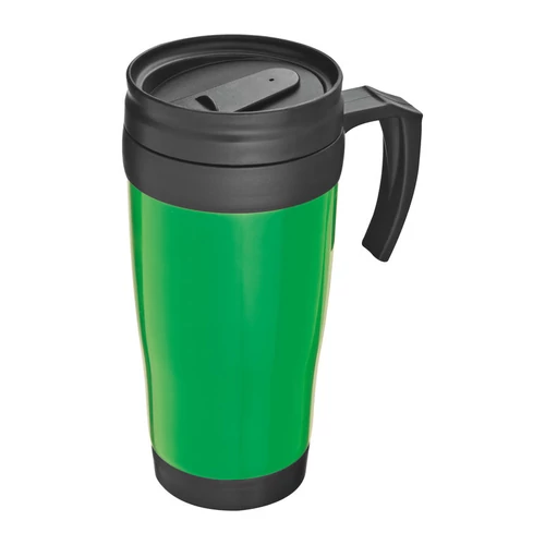 Hőtartós bögre, 400 ml, zöld