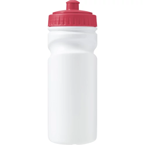 Kulacs, 500 ml, újrahasznosítható műanyag, piros