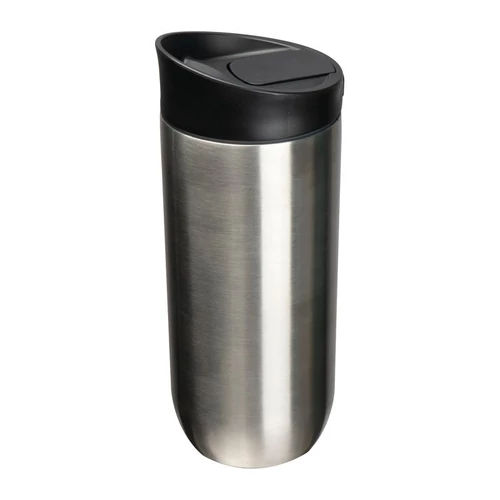 Termoszbögre 500ml, nyomógombos zárással, szürke