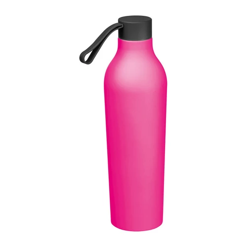 Gumírozott ivópalack, 750 ml, rózsaszín