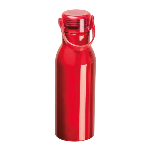 Újrahasznosított alumínium kulacs, 750 ml, piros