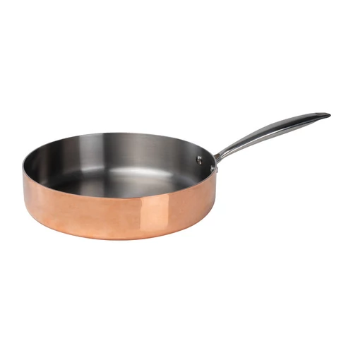 Indukciós serpenyő magas peremmel, rose gold