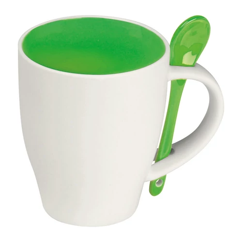 Kerámia bögre szett, 250 ml, zöld