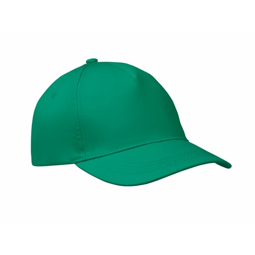 BUZZ 5 panel baseball sapka 160g/m², zöld