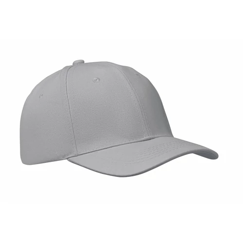 BUFFALO 6 panel baseball sapka 260g/m², szürke