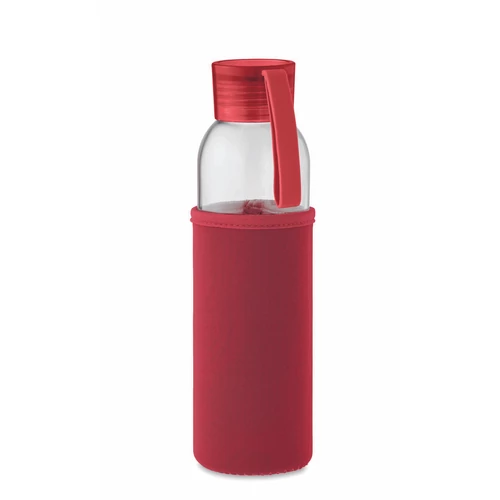 EBOR Újrahaszn. üveg palack 500 ml, piros