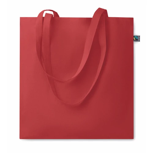 OSOLE COLOUR Fairtrade bevásárlótáska 140 g, piros