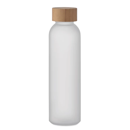 ABE Matt üveg palack 500 ml, áttetsző fehér